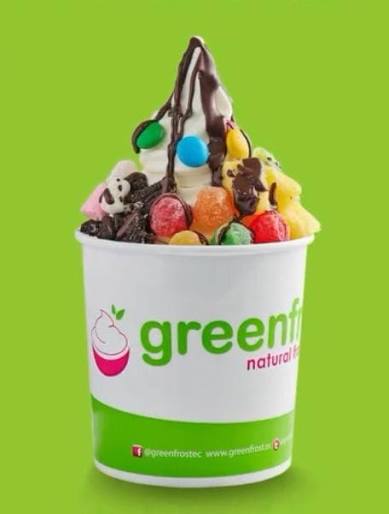 Helado Extragrande de Greenfrost con 8 toppings